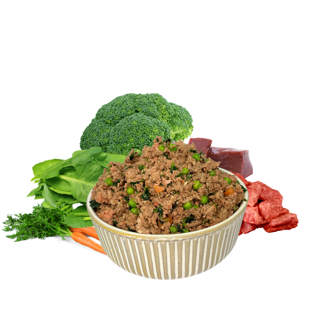 Grain Free Tasmanian Pasture raised Lamb, with Spirulina and Broccoli